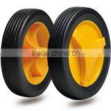 8 inch plastic wheel for garden cart, trolley, air compressor