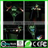 Amazing Music Activated el Wire Light up Shutter Glasses thumbnail-2