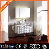 Tile Small Multi-Layer Solid Wood Bathroom Mirror Vanity Cabinet thumbnail-6