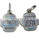 2015 Paw Shaped Offset Printing qr Pet Tags for Cats thumbnail-2