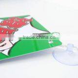 4 Color PVC Car Window Sign With Sucker (M-CS045)