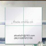 Square Frameless Spell Mirror With Beveled Edge, Decorative Wall Mounted Bathroom Mirror thumbnail-1