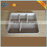 Custom Disposable Lunch Fast Food Paper Pulp Box With 5 Department thumbnail-2