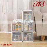Portable Plastic Organizer Storage Shelf Storage Box Chest of Drawers Design Storage Rack thumbnail-2