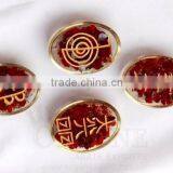 Wholesale Red Jasper Orgone Oval Usai Reiki Set : Orgone Manufacture Khambhat thumbnail-1