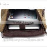 Vintage Backpack School Bookbag Canvas Shoulder Bag Satchel Rucksack Laptop Bag thumbnail-3
