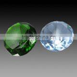 Wholesale Optical Glass Engraved Glass Craft Factory Pink Green Blue Custom Color k9 Crystal Diamond
