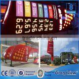 6" 10" 12" RF Remote Control Price Standing Advertising LED Gas Price Pylon Sign for Gas Station thumbnail-2