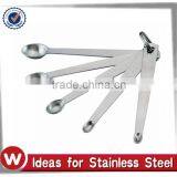 5 Pcs Mini Stainless Steel Measuring Spoon Set