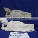 White Ceramic Buddha thumbnail-1