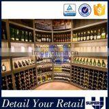 Factory Custom Made Fashion Wood Shop Decoration For Wine Shop thumbnail-2