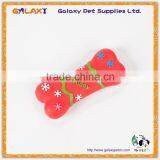 VT7103 Christmas Promotion Gift Manufacture Used Bone Silicone Rubber Dog Toy
