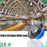 Universal Circular Clamp 0.4x Super Wide Angle Lens Wide Angle Camera Lens Optical Lens Circle Clip Lens for IPhone 5 4 4S Samsu thumbnail-5