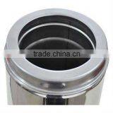 CE Double Wall Stainless Steel Chimney Flue Pipe 135 Degree Tee thumbnail-2