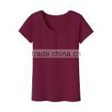 Manufacturer China Women's Clothing Cotton Bluk t- Shirt Made in China thumbnail-2