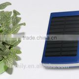 2016 New portable solar power bank 20000mah power bank solar with LED light and dual USB output