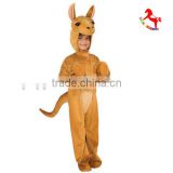Wholesale promotional cute plush Kangaroo animal mascot costumes for kids fashion custom mascot cosplay costume