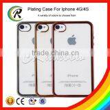 OEM Metal Plate Phone Case for IPhone 4 Color Painting Soft TPU Back Case thumbnail-5