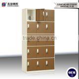 15 Door Stainless Steel Wardrobe Multi-door Clothes Cabinet Locker With 5 Layers thumbnail-5