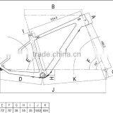 China OEM Carbon Frame Bike Race Road Bicycle Carbon Fiber Frame thumbnail-3