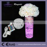10cm Circle Shape AA Battery Powered Wedding Decoration Table Centerpiece Led Illuminated Vase Base thumbnail-6