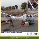 New Style Traffic Light Pole and Steel Traffic Signal Post Hot Dip Galvanized Pole Price thumbnail-2