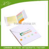 Custom Eco Memo Pad 5 Colors Bookmark Kraft Paper Sticky Notes thumbnail-1