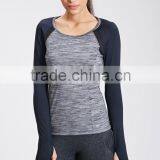 Girs Plain Nylon and Spandex Sport Wholesale Custom Make Women Sport Clothing Yoga Fitness Wear Wholesale thumbnail-5
