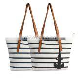 Fashion Women Lady Stripe Satchel Shoulder Bag Handbag Messenger Tote Purse Hot