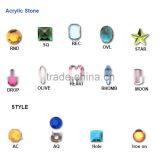 Taiwan China OEM Sewing Acrylic Crystal RhineStone