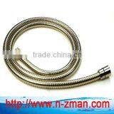 Double Locked Gold Hose,Flexible Gold Shower Hose,Gold SS Hose