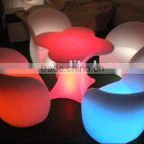 PE Material Rotational Moulding Plastic Rechargeable LED Light Cube/LED SOFA/LED Furniture thumbnail-2