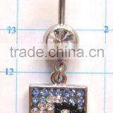 Fancy Design Navel Bars Stainless Steel Body Jewelry