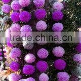 4" 6" 8" 10" 12"14" 16" 20" Tissue Paper Pompoms Pom Poms Balls Wedding Party Decor Purple Tissue Paper PomPom thumbnail-3