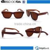 High quality natural wood polarized sunglasses with CE certificate