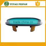 High quality oval wood poker table for casino games