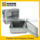 Rectangular Tin With Window Lid