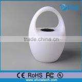 Wireless Fancy Craft Plastic Color Changing Battery Rechargeable Led Bluetooth Speaker Lamps