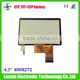 Lenxia factory price tft lcd 4.3 inch touch screen modules