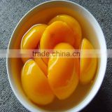 new crop yellow peach in glass jars