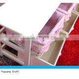 Storage Cupboard Drawers Shelf White Large 6 Shoe Storage Box Bedroom Baby Wood thumbnail-1