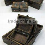 Wooden Chest Box / Treasure Chest / Pirate Chest / Gift Boxes thumbnail-1