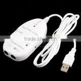 White Guitar to USB Interface Link Cable PC/MAC Recordi