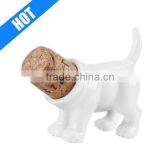 Fun & Unique White Porcelain Wine Cake Topper for Wedding thumbnail-1