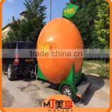 Hot Sales Beautiful Catering Tralier/Mobile Food Cart/Orange Shape Cart thumbnail-2
