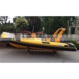 China manufacturer new 17' RIB rigid hypalon inflatable sport fishing boats for sale