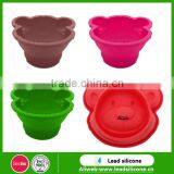 Food Grade Heart-shaped Lace Silicone Silicone Cup Cake Mold thumbnail-4