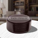 Cheap Promotion PU Leather Coaster,Heat Insulation Beer Pad thumbnail-5