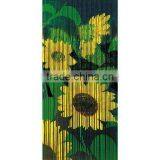 High Quality Best Selling Bamboo Door Curtain With Sunflowers in Viet Nam thumbnail-1