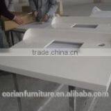 Custom Sized Glacier White Acrylic Solid Surface Table Top thumbnail-3